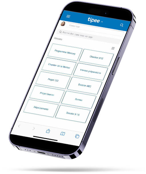 mockup smartphone application tipee timbrage