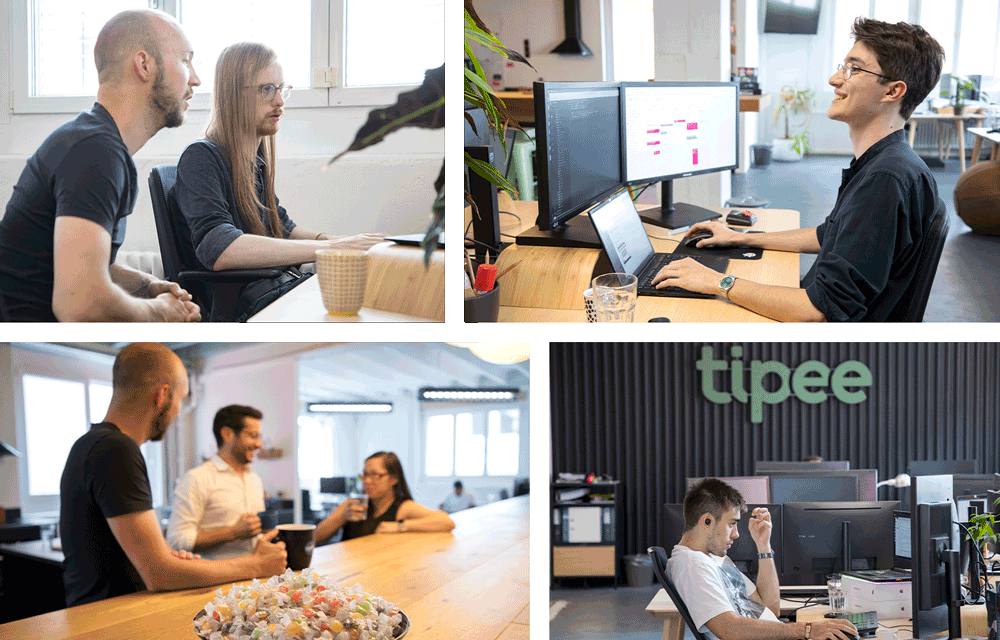 photos tipee bureaux et employés