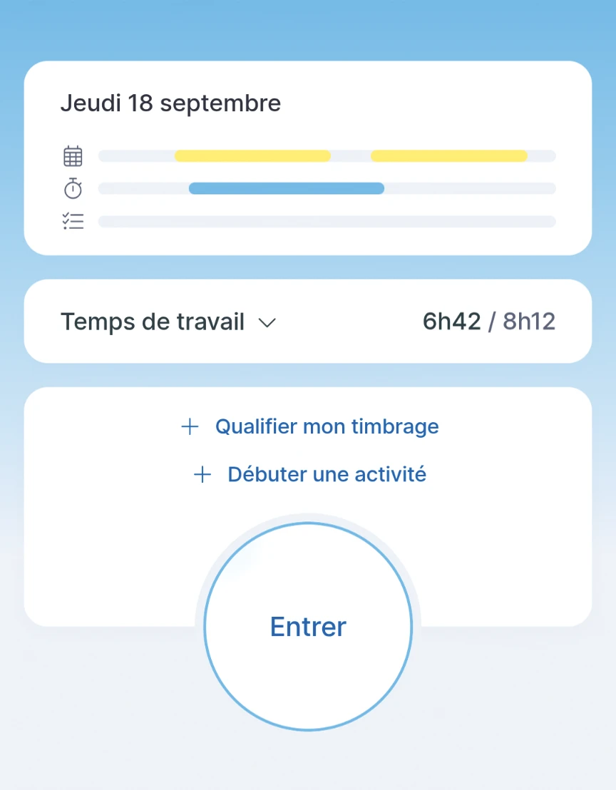timbrage clock FR - tipee